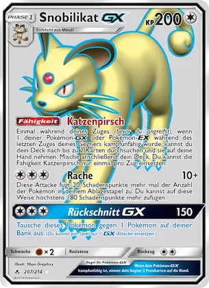 Snobilikat GX Nr. 207 – Kräfte im Einklang