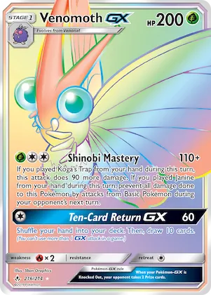Venomoth-GX #216 – Unbroken Bonds