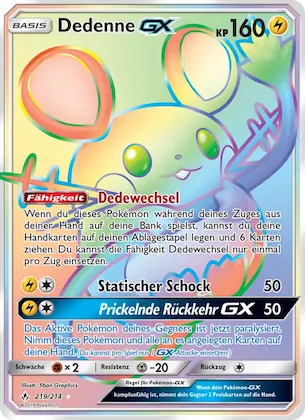 Dedenne GX Nr. 219 – Kräfte im Einklang