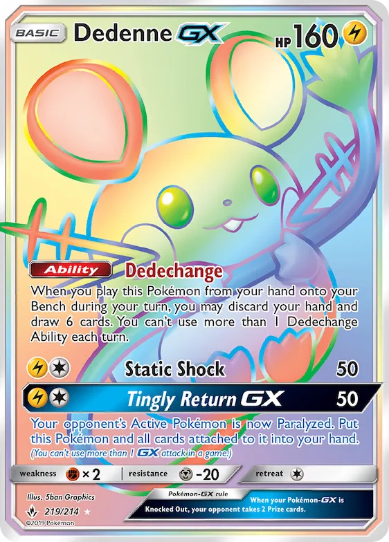 Dedenne-GX #219 – Unbroken Bonds