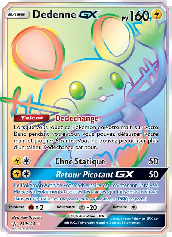 Dedenne GX 219 – Alliance Infaillible