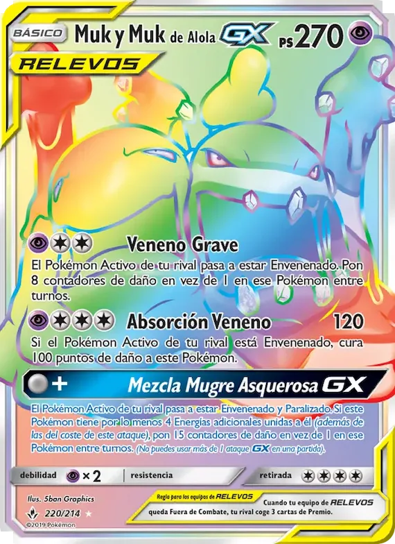 Muk y Muk de Alola GX 220 – Vínculos Indestructibles