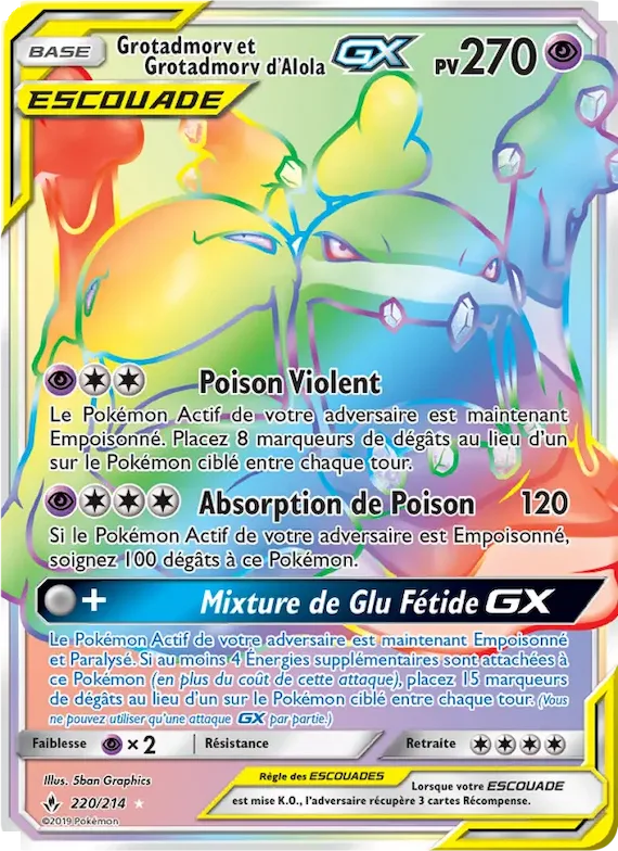Grotadmorv et Grotadmorv d’Alola GX 220 – Alliance Infaillible