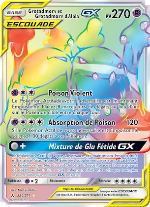 Grotadmorv et Grotadmorv d’Alola GX n° 220 – Alliance Infaillible