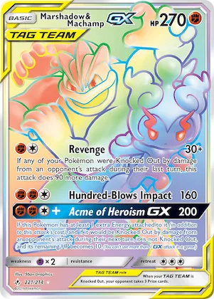 Marshadow & Machamp-GX #221 – Unbroken Bonds