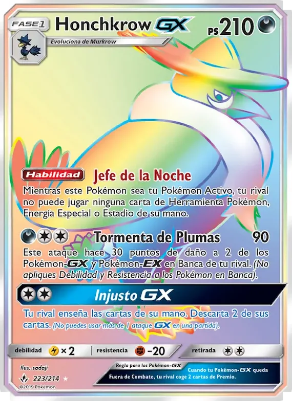 Honchkrow GX 223 – Vínculos Indestructibles