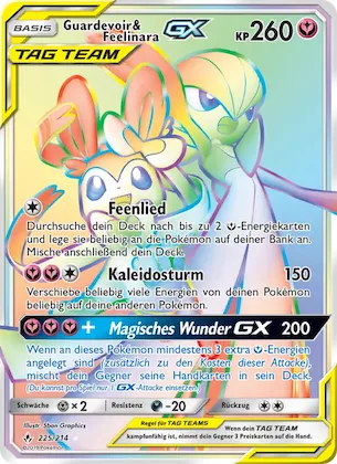 Guardevoir & Feelinara GX 225 – Kräfte im Einklang