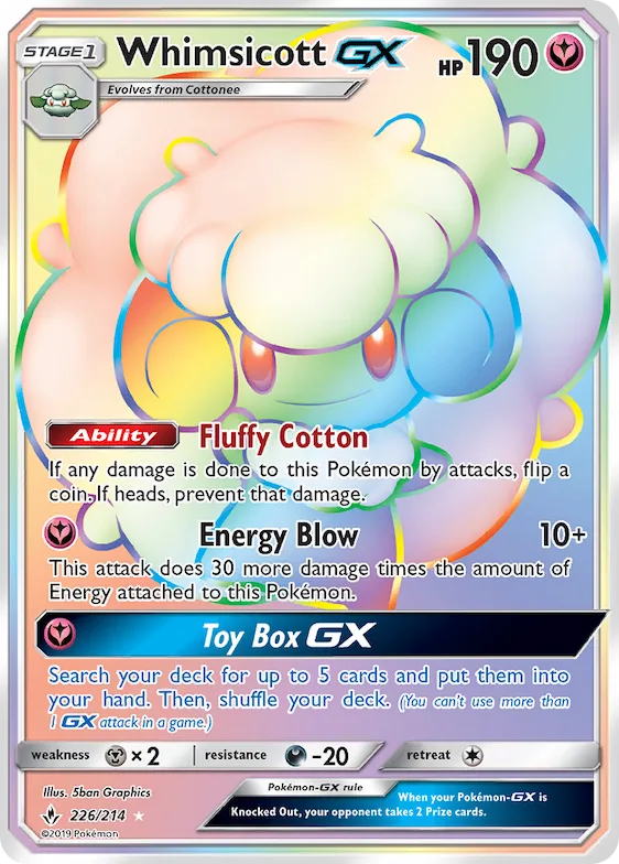 Whimsicott-GX #226 – Unbroken Bonds