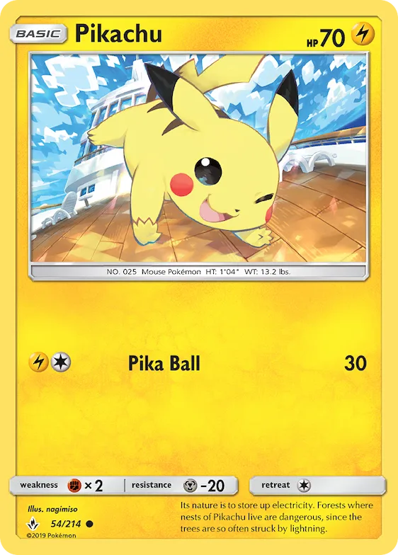 Pikachu #54 – Unbroken Bonds