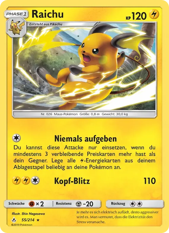 Raichu 55 – Kräfte im Einklang