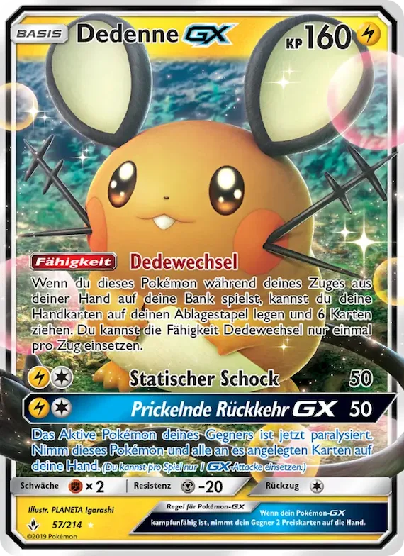Dedenne GX 57 – Kräfte im Einklang