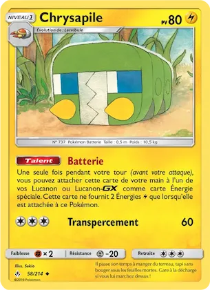 Chrysapile n° 58 – Alliance Infaillible