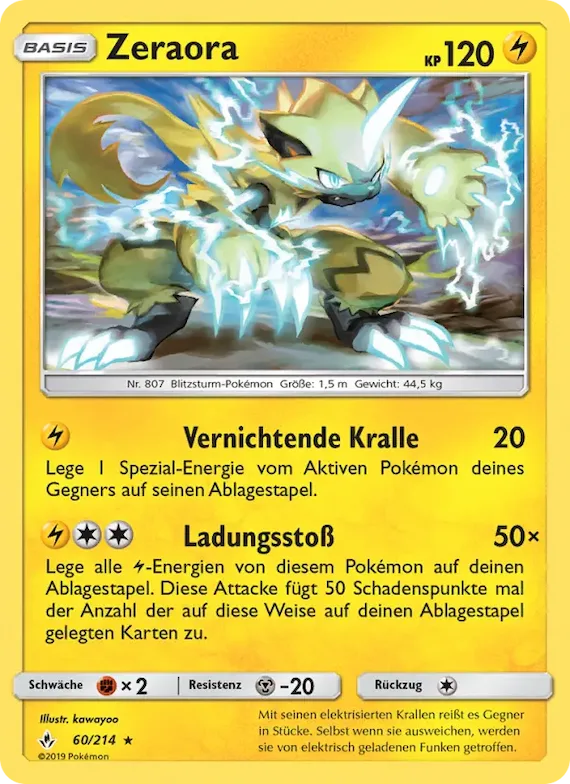Zeraora 60 – Kräfte im Einklang