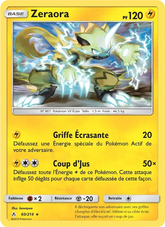 Zeraora 60 – Alliance Infaillible
