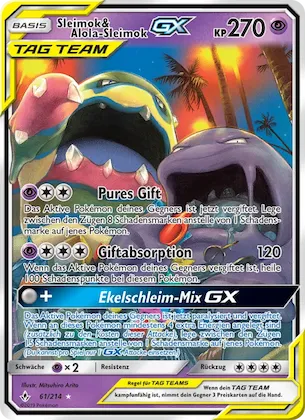 Sleimok & Alola-Sleimok GX Nr. 61 – Kräfte im Einklang