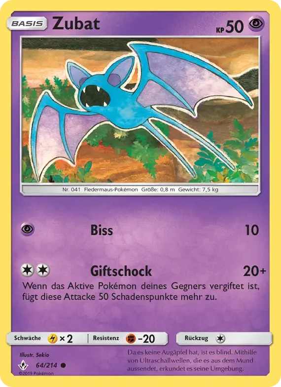 Zubat 64 – Kräfte im Einklang