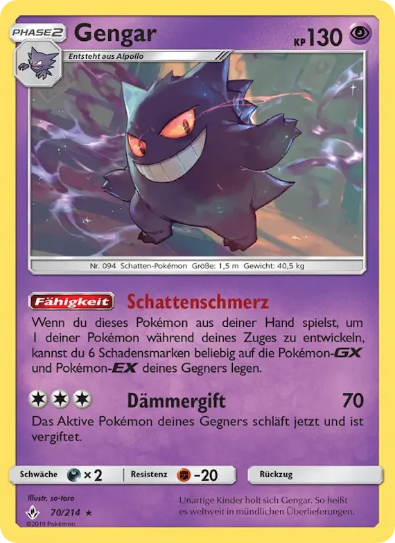 Gengar 70 – Kräfte im Einklang