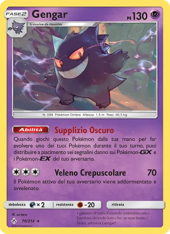 Gengar 70 – Legami Inossidabili