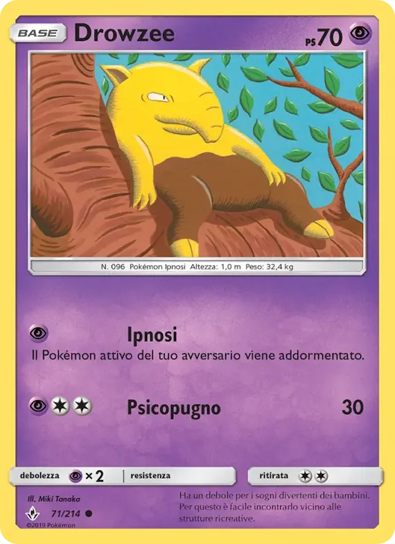 Drowzee 71 – Legami Inossidabili