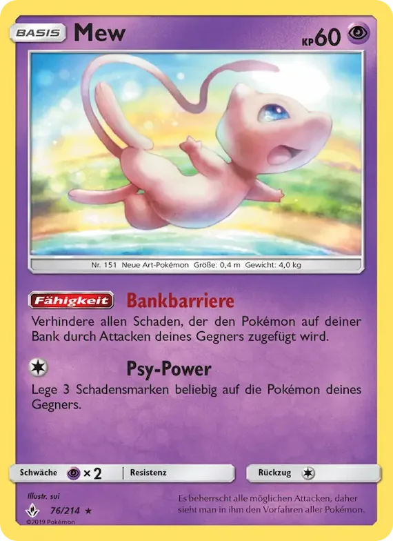 Mew 76 – Kräfte im Einklang