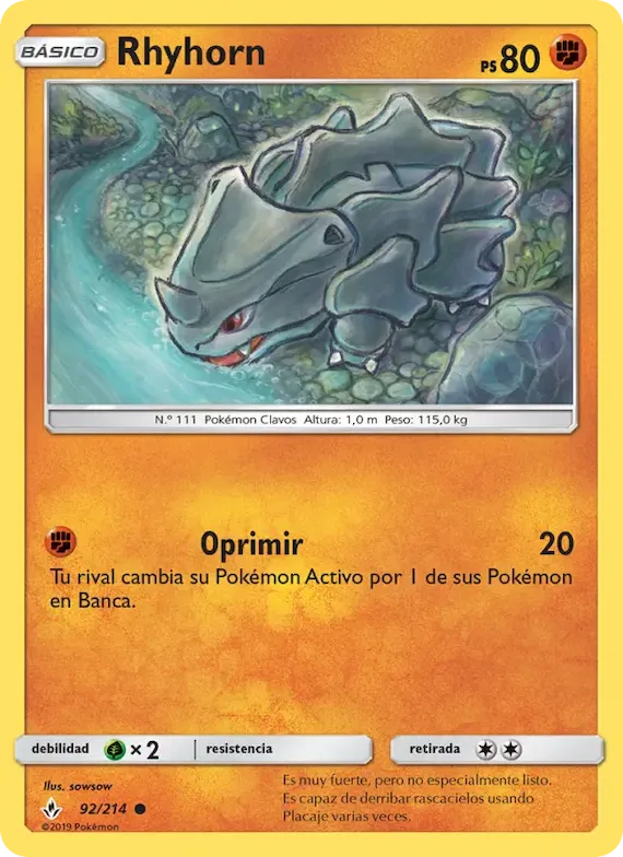 Rhyhorn 92 – Vínculos Indestructibles