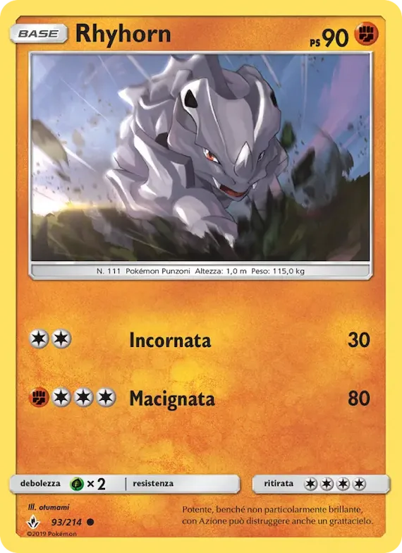 Rhyhorn 93 – Legami Inossidabili