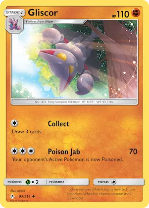 Gliscor #99 – Unbroken Bonds