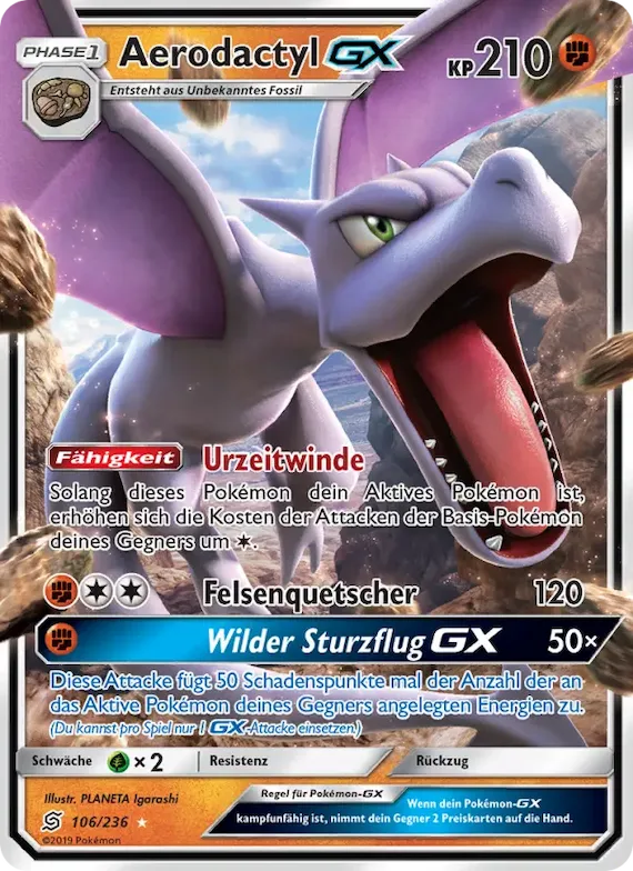 Aerodactyl GX 106 – Bund der Gleichgesinnten