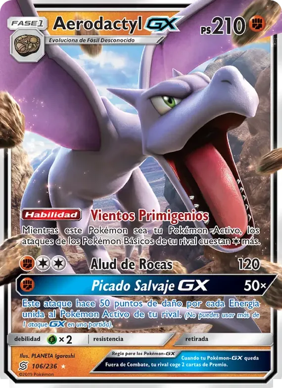 Aerodactyl GX 106 – Mentes Unidas