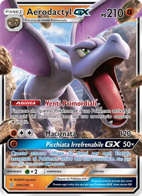 Aerodactyl GX 106 – Sintonia Mentale