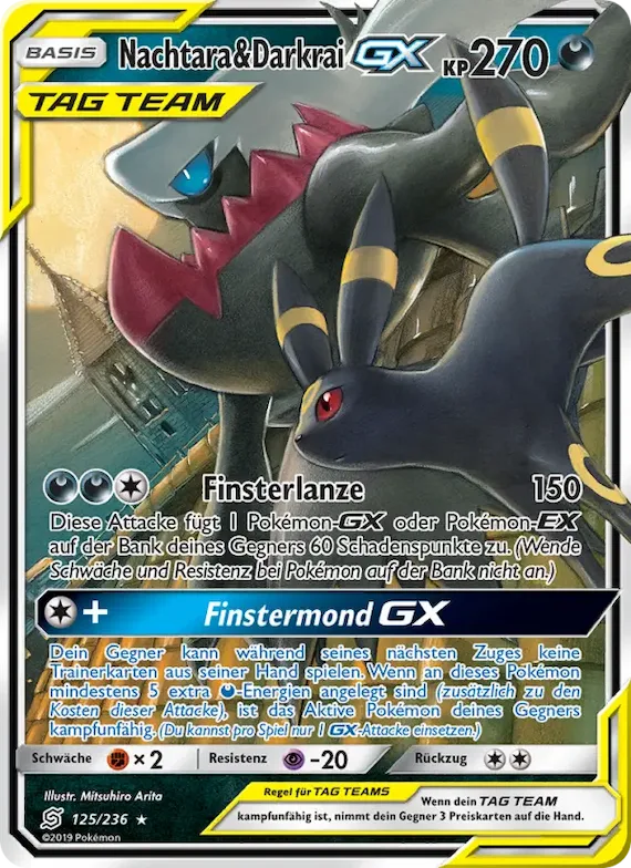 Nachtara & Darkrai GX 125 – Bund der Gleichgesinnten