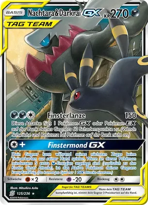 Nachtara & Darkrai GX Nr. 125 – Bund der Gleichgesinnten