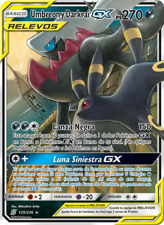 Umbreon y Darkrai GX 125 – Mentes Unidas