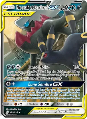 Noctali et Darkrai GX 125 – Harmonie des Esprits
