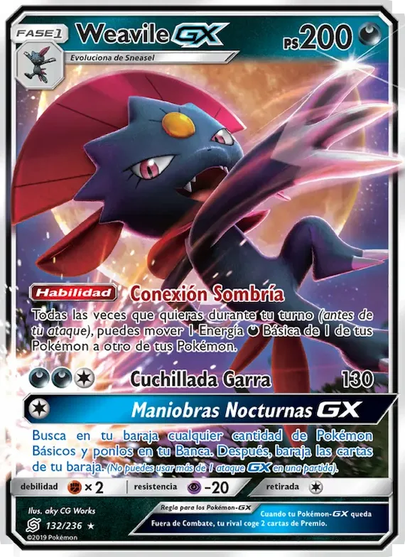 Weavile GX 132 – Mentes Unidas