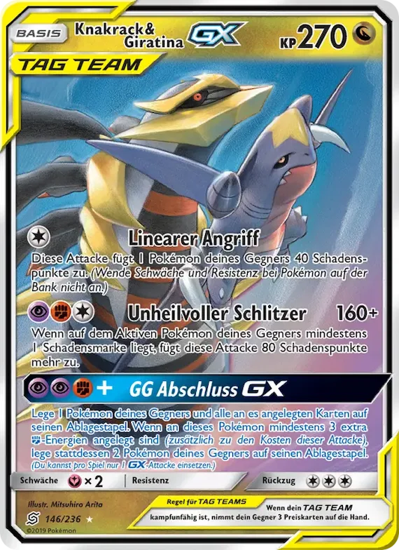 Knakrack & Giratina GX 146 – Bund der Gleichgesinnten