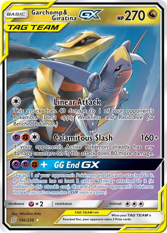 Garchomp & Giratina-GX #146 – Unified Minds
