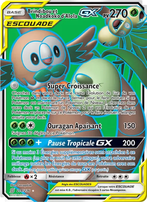 Brindibou et Noadkoko d’Alola GX 214 – Harmonie des Esprits