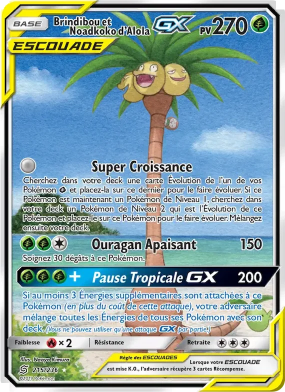 Brindibou et Noadkoko d’Alola GX 215 – Harmonie des Esprits