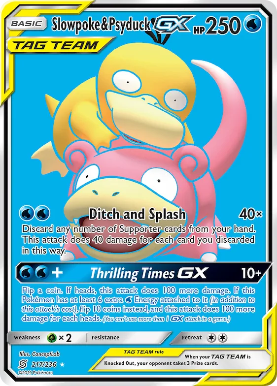Slowpoke & Psyduck-GX #217 – Unified Minds