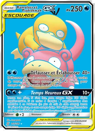 Ramoloss et Psykokwak GX n° 217 – Harmonie des Esprits