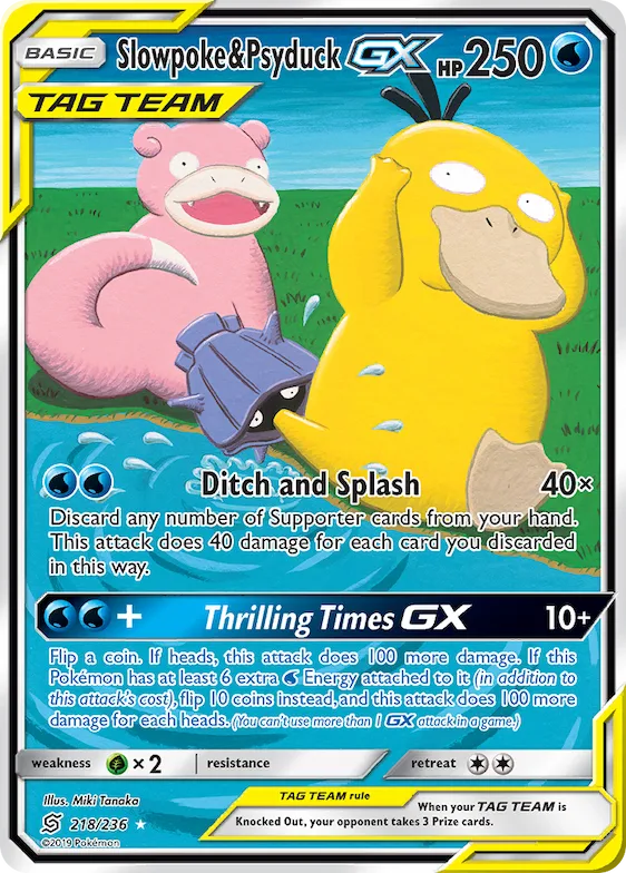 Slowpoke & Psyduck-GX #218 – Unified Minds