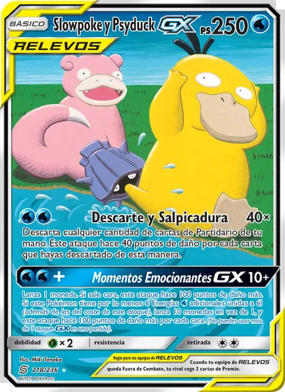 Slowpoke y Psyduck GX 218 – Mentes Unidas