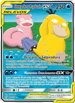 Slowpoke y Psyduck GX 218 – Mentes Unidas