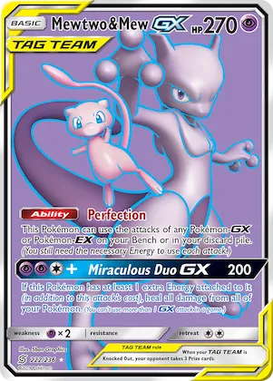 Mewtwo & Mew-GX #222 – Unified Minds