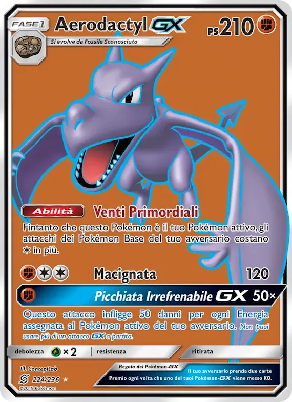 Aerodactyl GX 224 – Sintonia Mentale