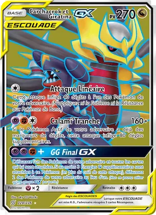 Carchacrok et Giratina GX n° 228 – Harmonie des Esprits