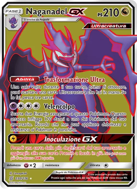 Naganadel GX 230 – Sintonia Mentale