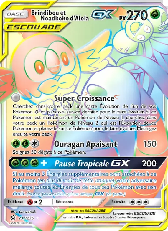Brindibou et Noadkoko d’Alola GX 237 – Harmonie des Esprits