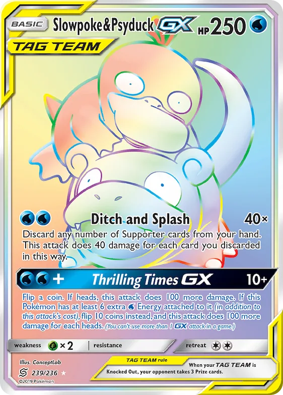 Slowpoke & Psyduck-GX #239 – Unified Minds